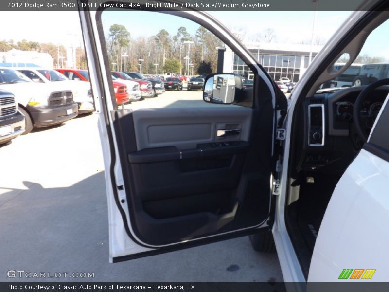 Bright White / Dark Slate/Medium Graystone 2012 Dodge Ram 3500 HD SLT Crew Cab 4x4