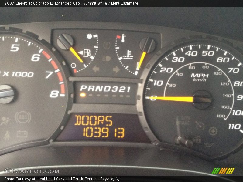 Summit White / Light Cashmere 2007 Chevrolet Colorado LS Extended Cab