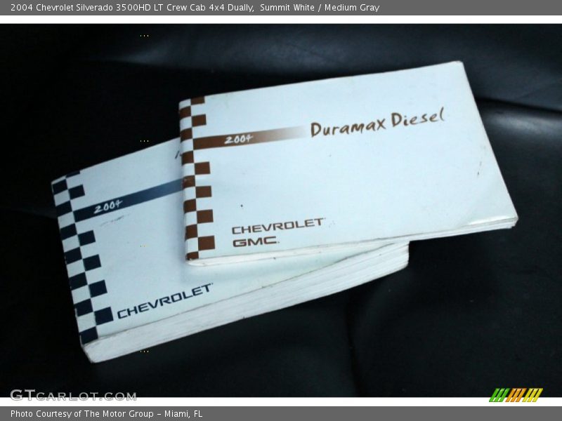 Summit White / Medium Gray 2004 Chevrolet Silverado 3500HD LT Crew Cab 4x4 Dually