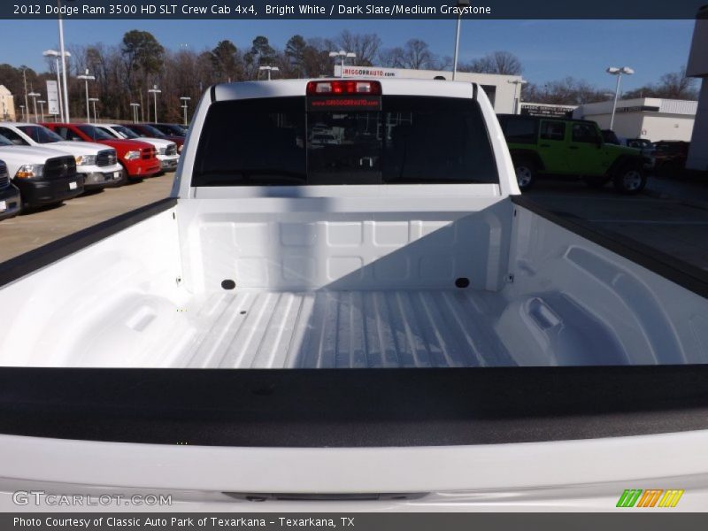 Bright White / Dark Slate/Medium Graystone 2012 Dodge Ram 3500 HD SLT Crew Cab 4x4
