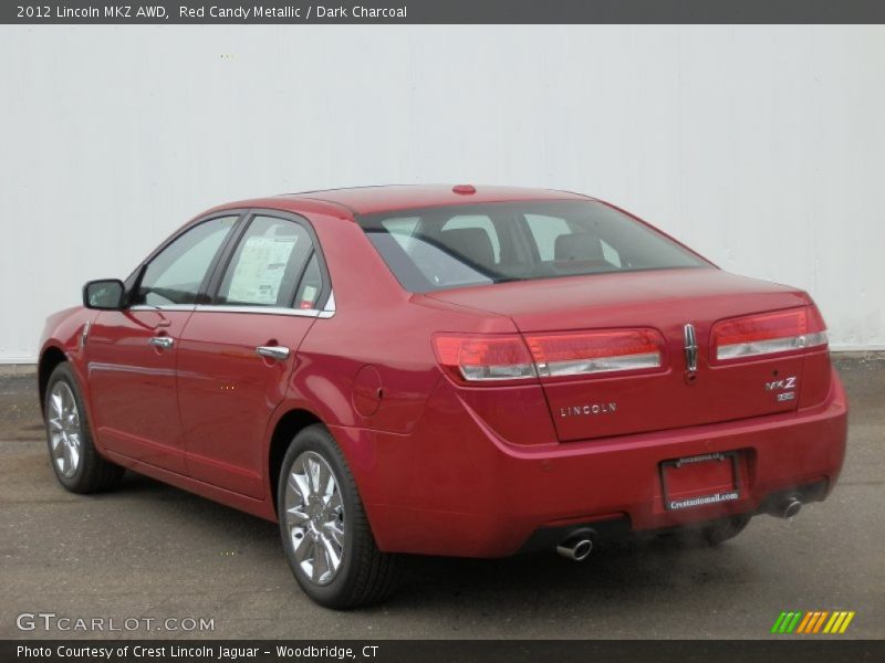 Red Candy Metallic / Dark Charcoal 2012 Lincoln MKZ AWD