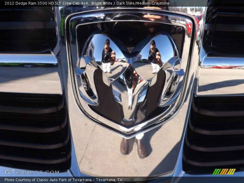 Bright White / Dark Slate/Medium Graystone 2012 Dodge Ram 3500 HD SLT Crew Cab 4x4