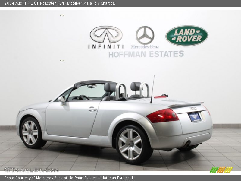 Brilliant Silver Metallic / Charcoal 2004 Audi TT 1.8T Roadster