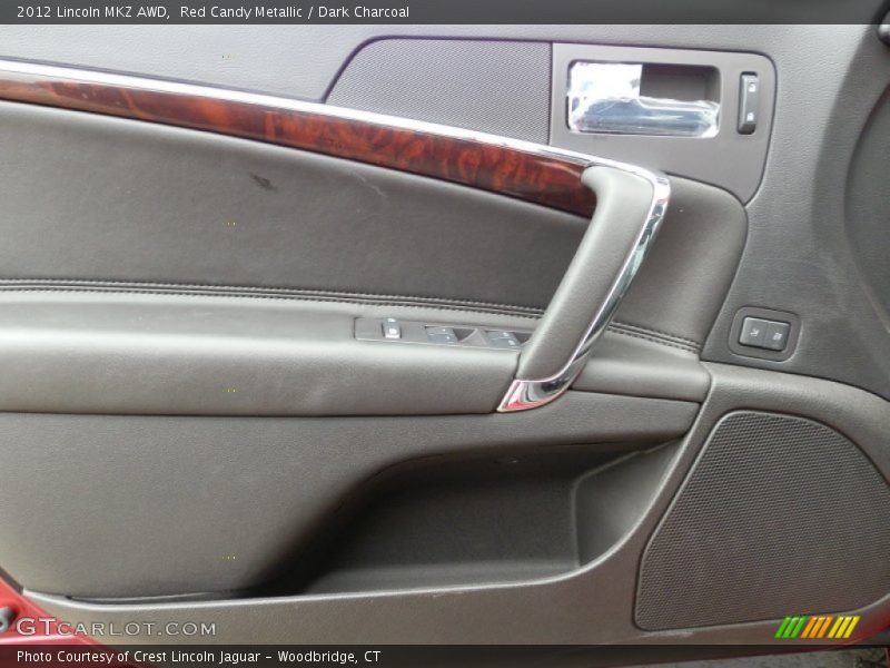 Red Candy Metallic / Dark Charcoal 2012 Lincoln MKZ AWD