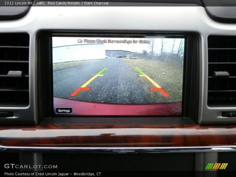 Red Candy Metallic / Dark Charcoal 2012 Lincoln MKZ AWD