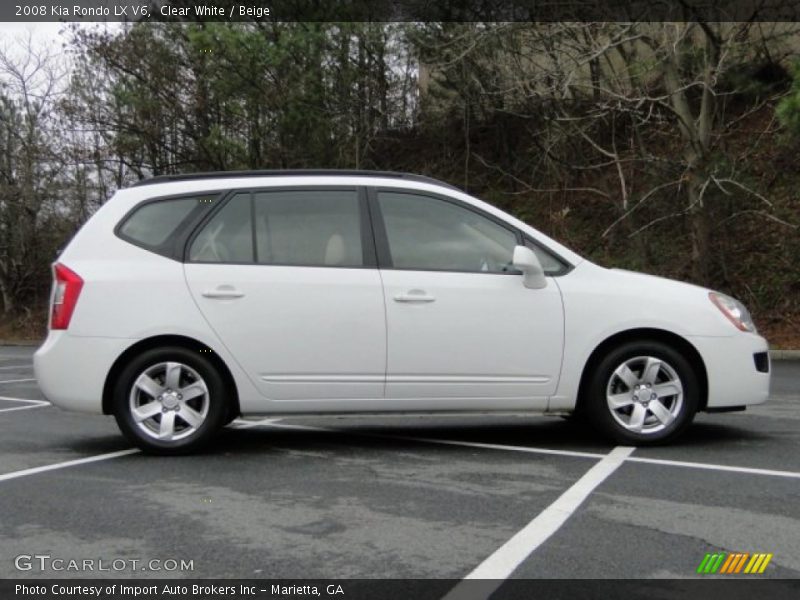 Clear White / Beige 2008 Kia Rondo LX V6