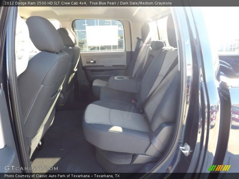 True Blue Pearl / Dark Slate/Medium Graystone 2012 Dodge Ram 3500 HD SLT Crew Cab 4x4