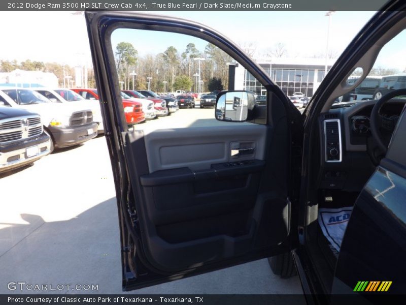 True Blue Pearl / Dark Slate/Medium Graystone 2012 Dodge Ram 3500 HD SLT Crew Cab 4x4