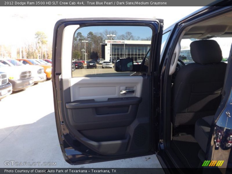 True Blue Pearl / Dark Slate/Medium Graystone 2012 Dodge Ram 3500 HD SLT Crew Cab 4x4