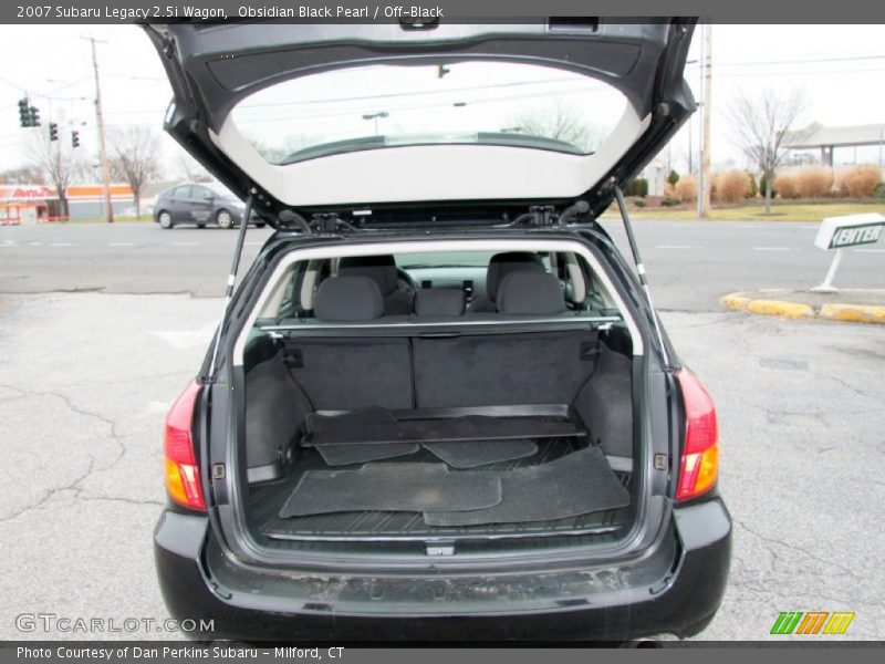 Obsidian Black Pearl / Off-Black 2007 Subaru Legacy 2.5i Wagon