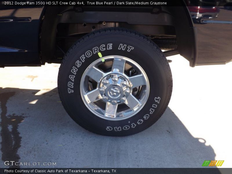 True Blue Pearl / Dark Slate/Medium Graystone 2012 Dodge Ram 3500 HD SLT Crew Cab 4x4