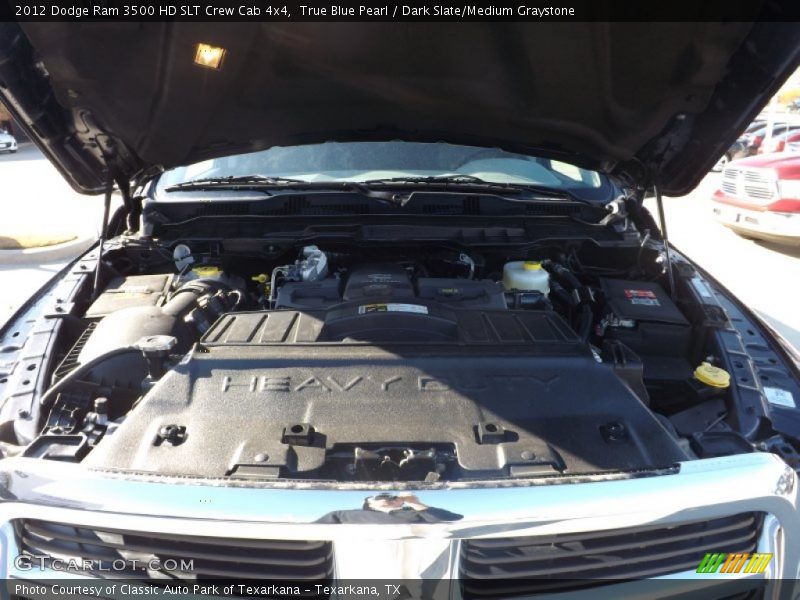 True Blue Pearl / Dark Slate/Medium Graystone 2012 Dodge Ram 3500 HD SLT Crew Cab 4x4