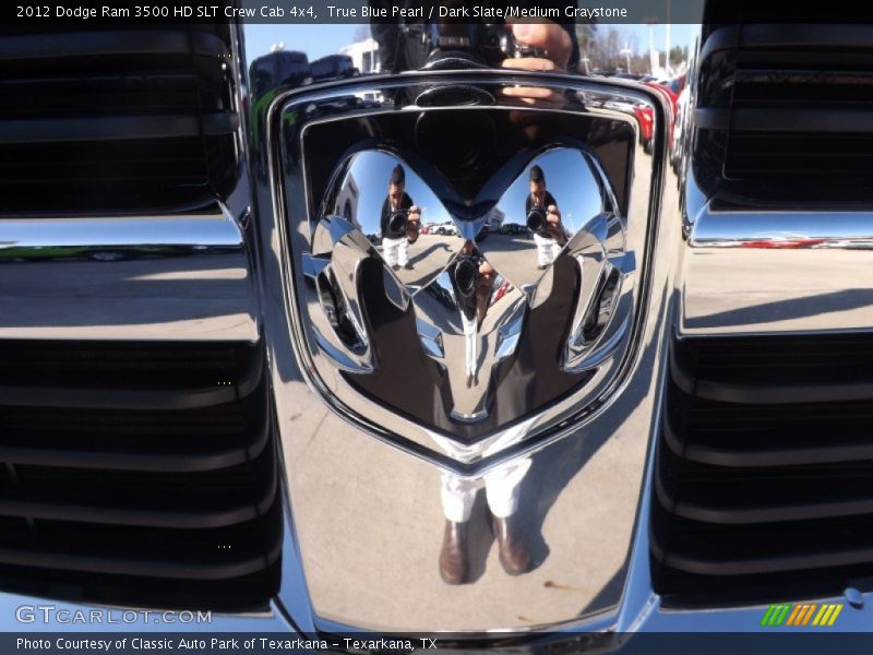 True Blue Pearl / Dark Slate/Medium Graystone 2012 Dodge Ram 3500 HD SLT Crew Cab 4x4