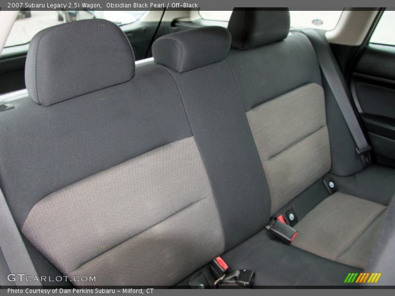 Obsidian Black Pearl / Off-Black 2007 Subaru Legacy 2.5i Wagon