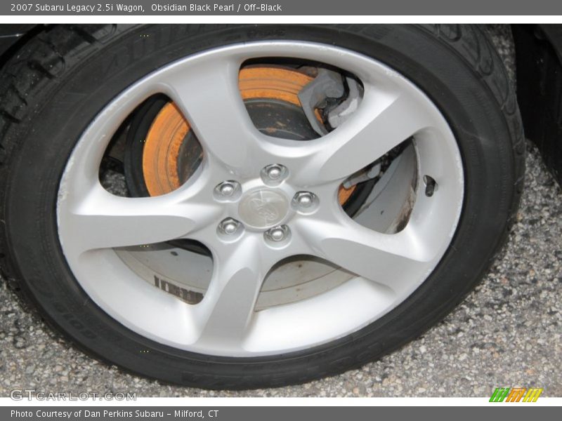 Obsidian Black Pearl / Off-Black 2007 Subaru Legacy 2.5i Wagon