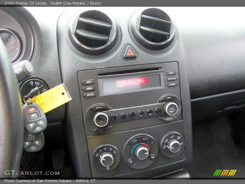 Stealth Gray Metallic / Ebony 2006 Pontiac G6 Sedan