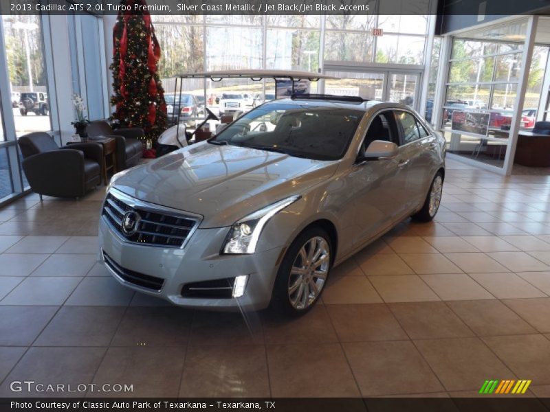 Silver Coast Metallic / Jet Black/Jet Black Accents 2013 Cadillac ATS 2.0L Turbo Premium