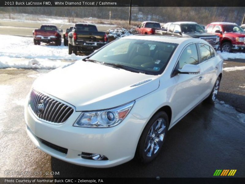 White Diamond Tricoat / Cashmere 2013 Buick LaCrosse FWD