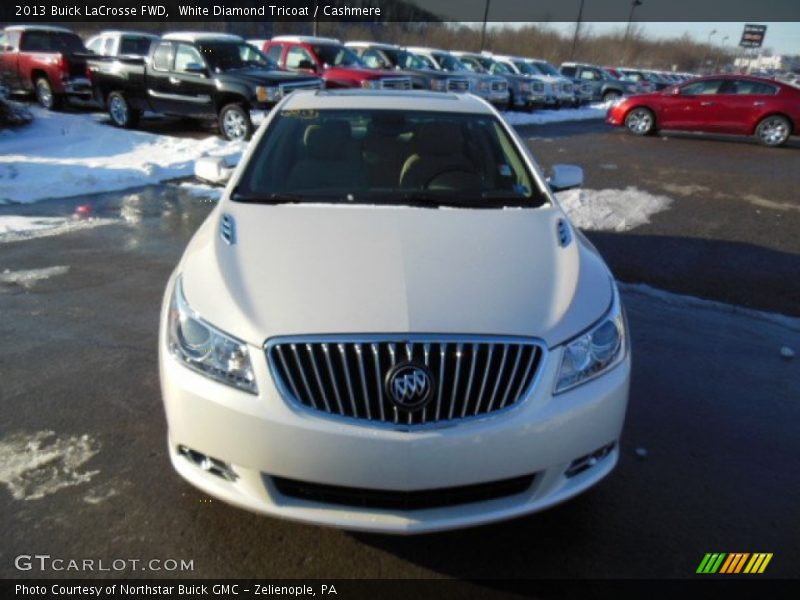 White Diamond Tricoat / Cashmere 2013 Buick LaCrosse FWD