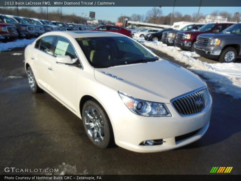 White Diamond Tricoat / Cashmere 2013 Buick LaCrosse FWD
