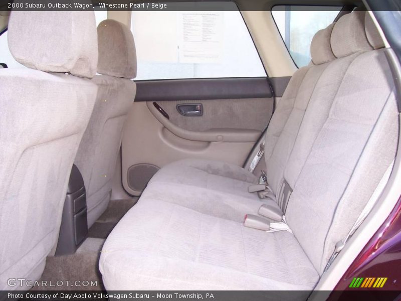 Winestone Pearl / Beige 2000 Subaru Outback Wagon
