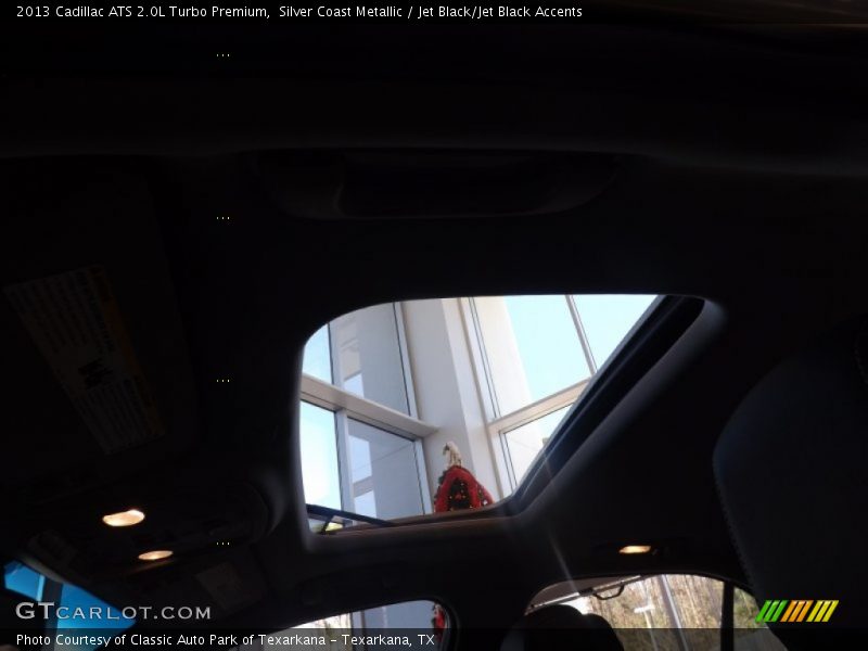 Silver Coast Metallic / Jet Black/Jet Black Accents 2013 Cadillac ATS 2.0L Turbo Premium