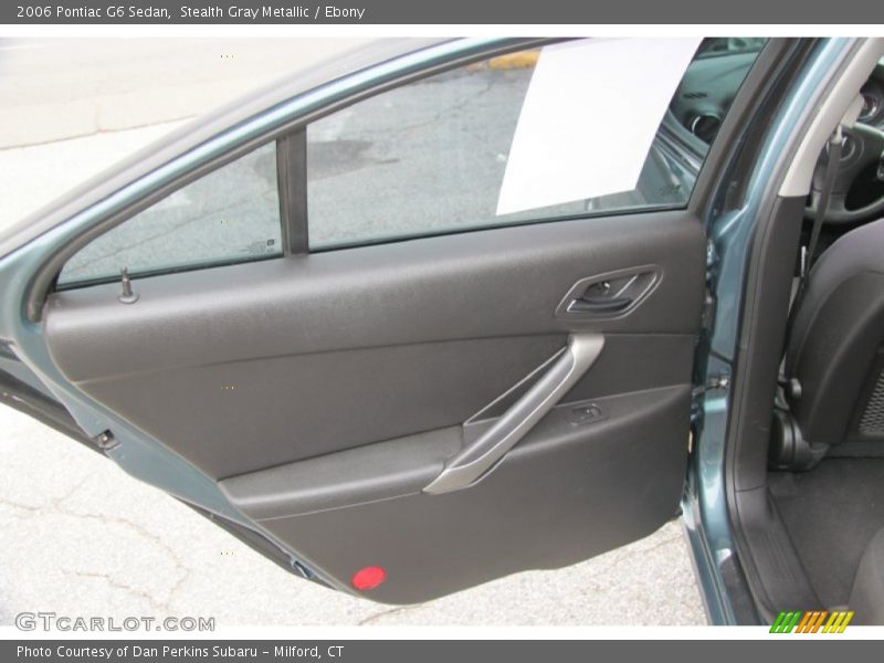 Stealth Gray Metallic / Ebony 2006 Pontiac G6 Sedan