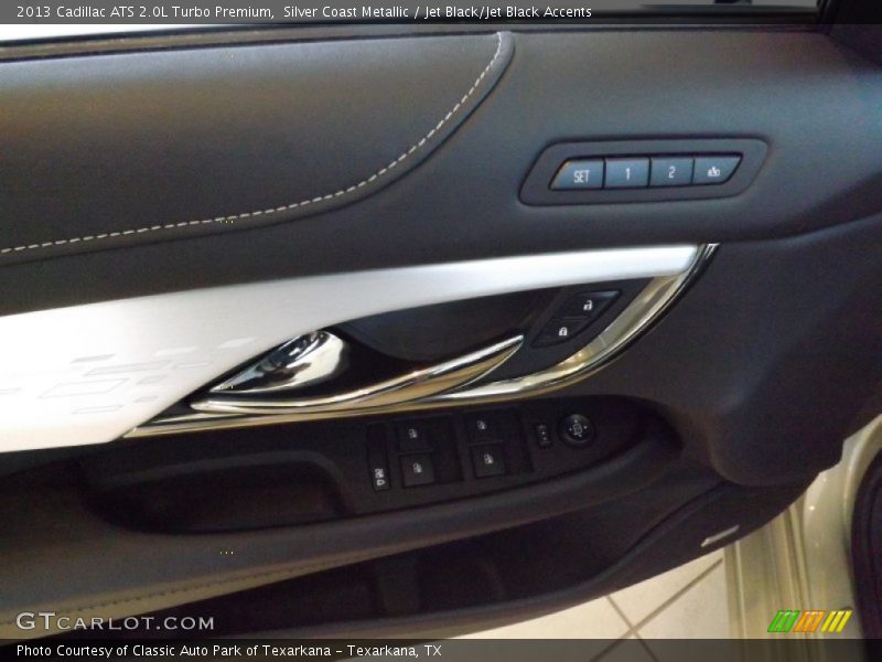 Silver Coast Metallic / Jet Black/Jet Black Accents 2013 Cadillac ATS 2.0L Turbo Premium
