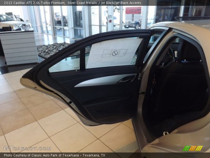 Silver Coast Metallic / Jet Black/Jet Black Accents 2013 Cadillac ATS 2.0L Turbo Premium