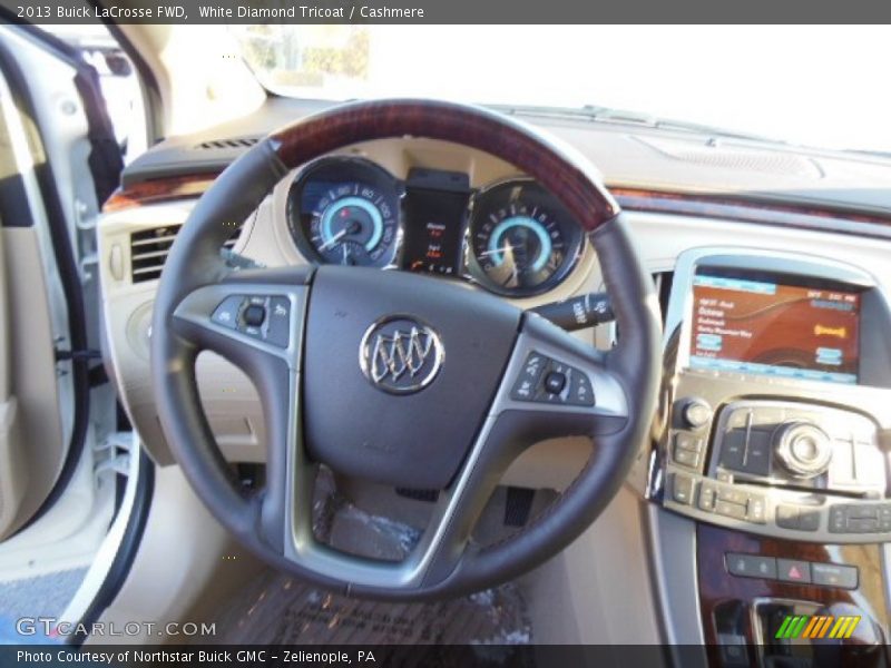 White Diamond Tricoat / Cashmere 2013 Buick LaCrosse FWD