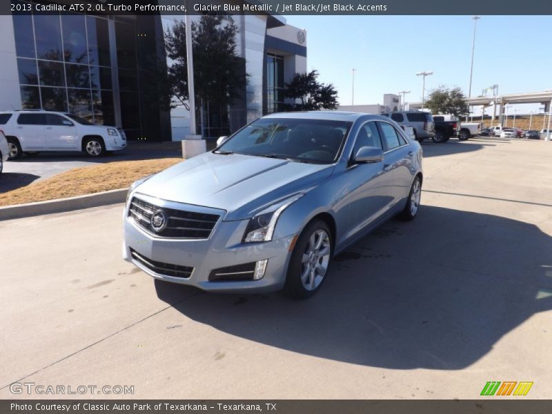 Glacier Blue Metallic / Jet Black/Jet Black Accents 2013 Cadillac ATS 2.0L Turbo Performance