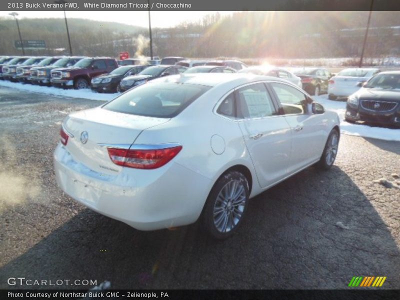 White Diamond Tricoat / Choccachino 2013 Buick Verano FWD