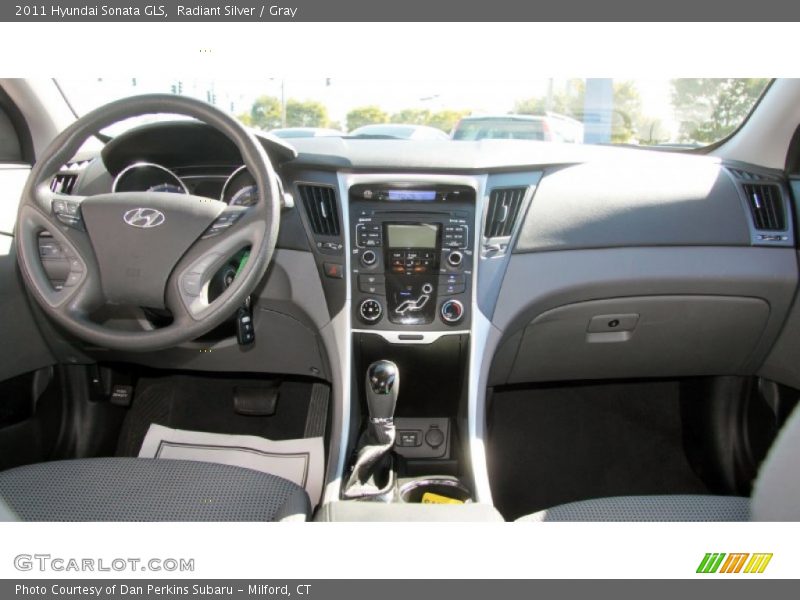 Radiant Silver / Gray 2011 Hyundai Sonata GLS
