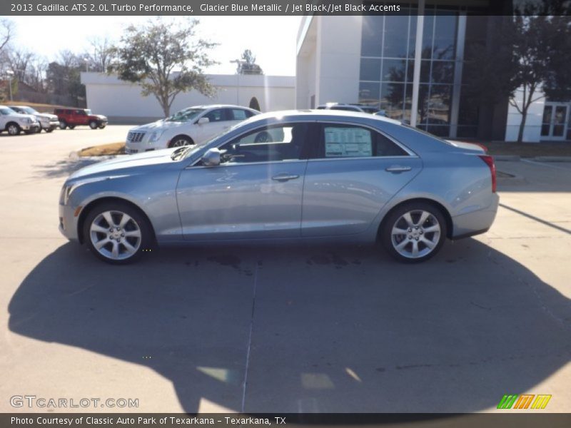 Glacier Blue Metallic / Jet Black/Jet Black Accents 2013 Cadillac ATS 2.0L Turbo Performance