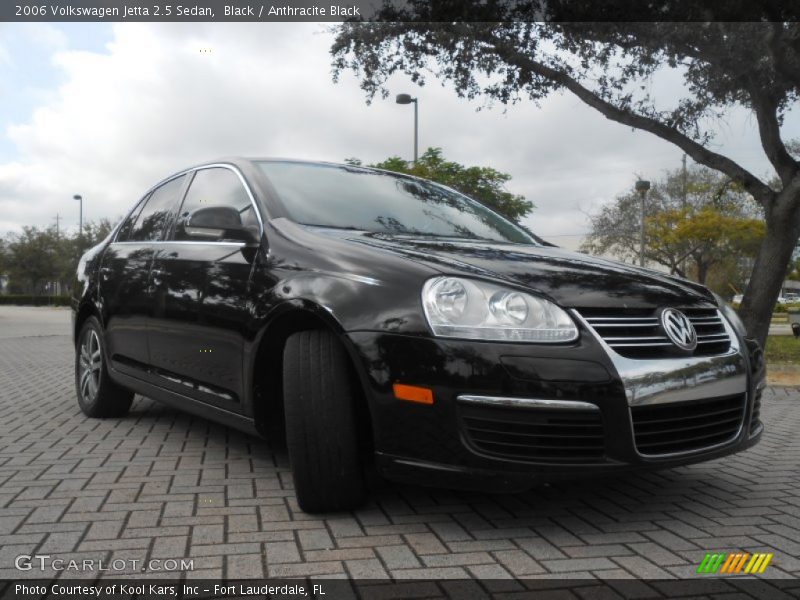 Black / Anthracite Black 2006 Volkswagen Jetta 2.5 Sedan