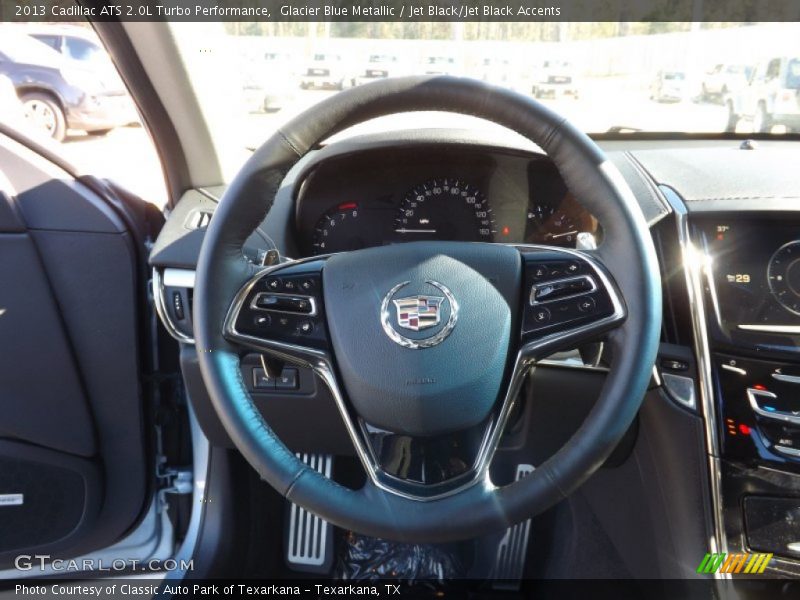Glacier Blue Metallic / Jet Black/Jet Black Accents 2013 Cadillac ATS 2.0L Turbo Performance
