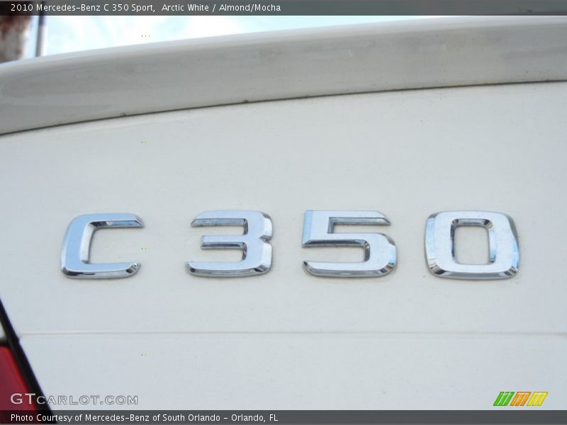 Arctic White / Almond/Mocha 2010 Mercedes-Benz C 350 Sport