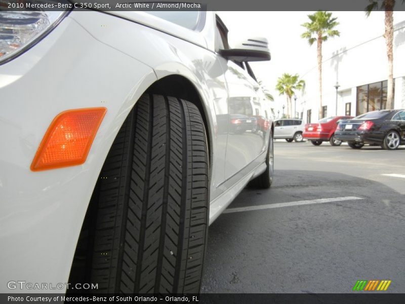 Arctic White / Almond/Mocha 2010 Mercedes-Benz C 350 Sport