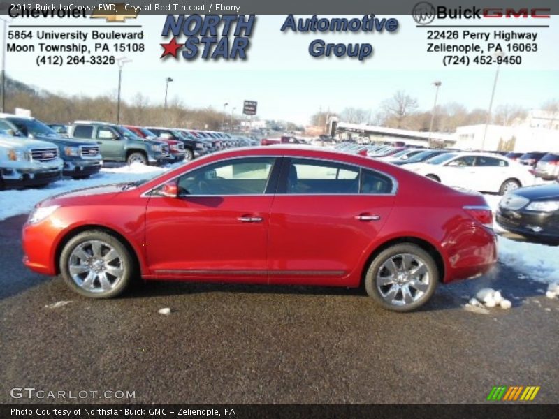 Crystal Red Tintcoat / Ebony 2013 Buick LaCrosse FWD