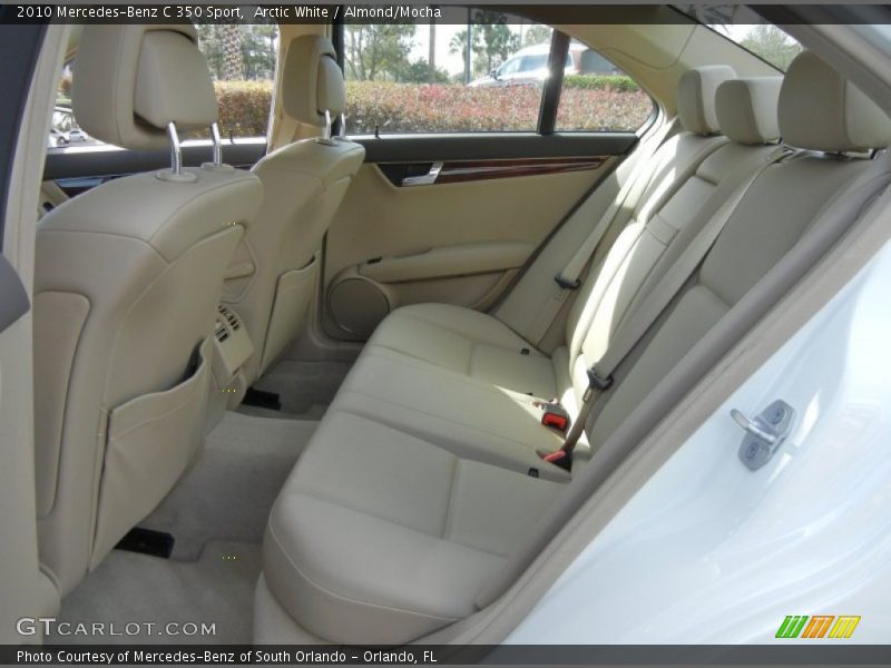 Arctic White / Almond/Mocha 2010 Mercedes-Benz C 350 Sport