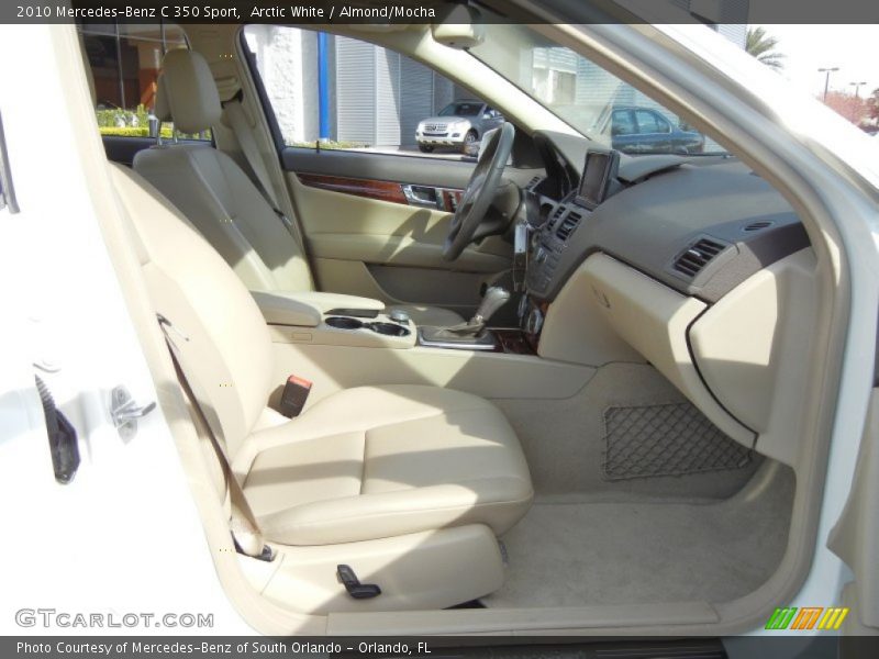 Arctic White / Almond/Mocha 2010 Mercedes-Benz C 350 Sport