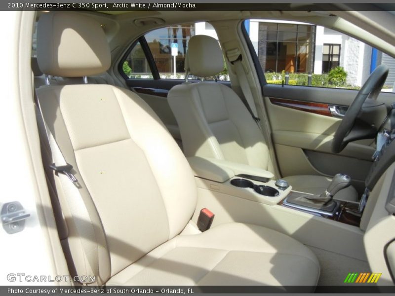 Arctic White / Almond/Mocha 2010 Mercedes-Benz C 350 Sport