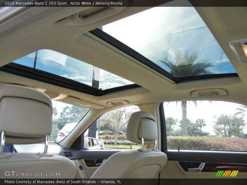 Arctic White / Almond/Mocha 2010 Mercedes-Benz C 350 Sport