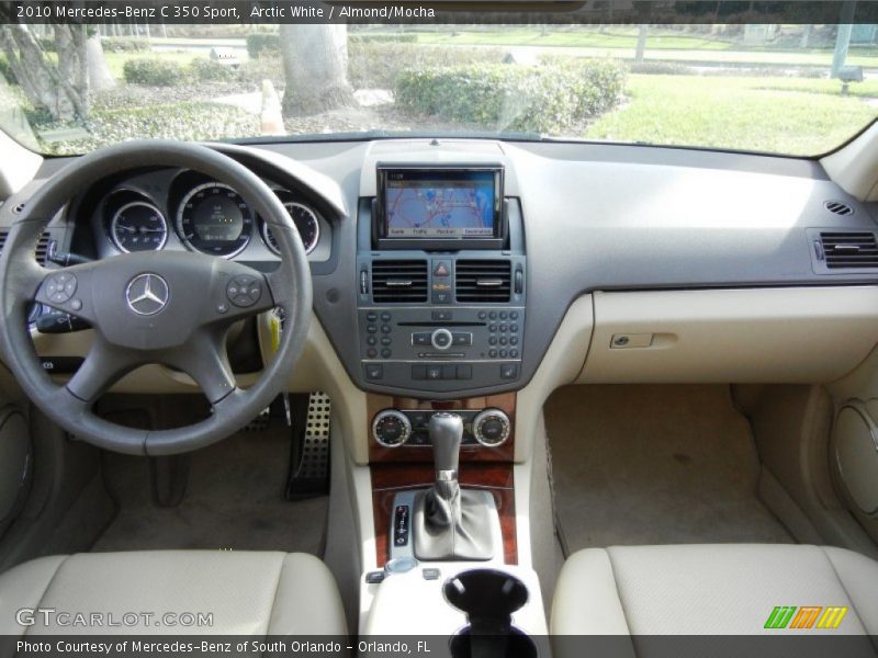 Arctic White / Almond/Mocha 2010 Mercedes-Benz C 350 Sport