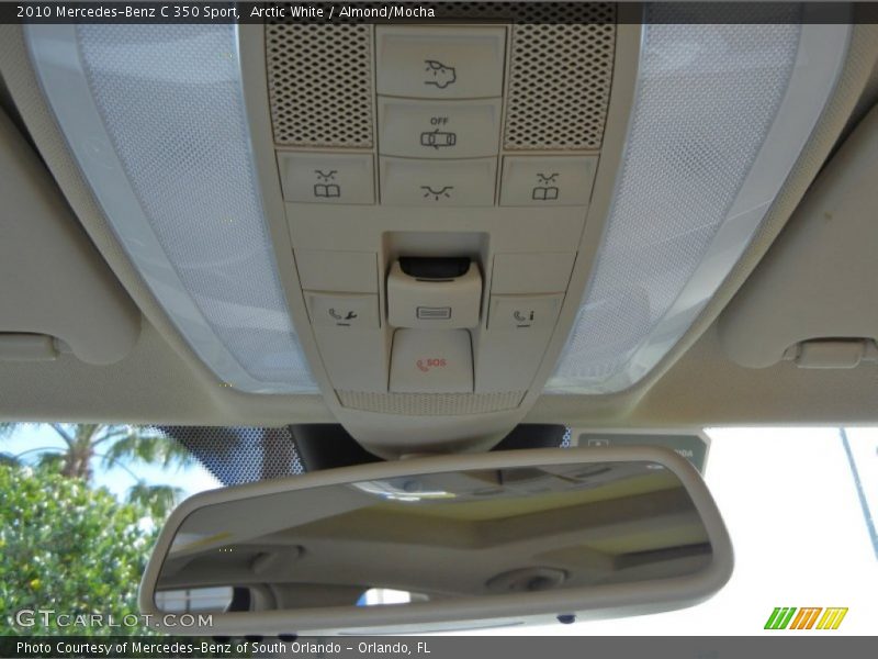 Arctic White / Almond/Mocha 2010 Mercedes-Benz C 350 Sport