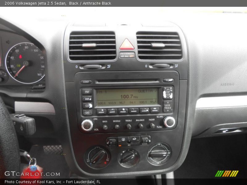 Black / Anthracite Black 2006 Volkswagen Jetta 2.5 Sedan