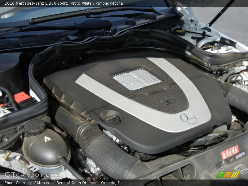 Arctic White / Almond/Mocha 2010 Mercedes-Benz C 350 Sport