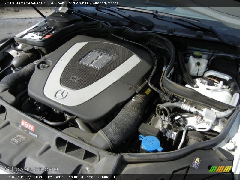 Arctic White / Almond/Mocha 2010 Mercedes-Benz C 350 Sport