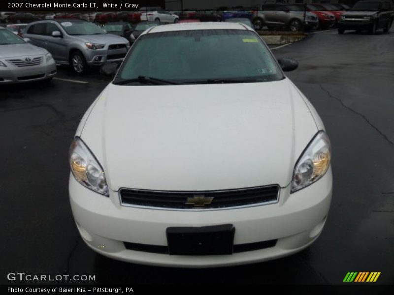 White / Gray 2007 Chevrolet Monte Carlo LT