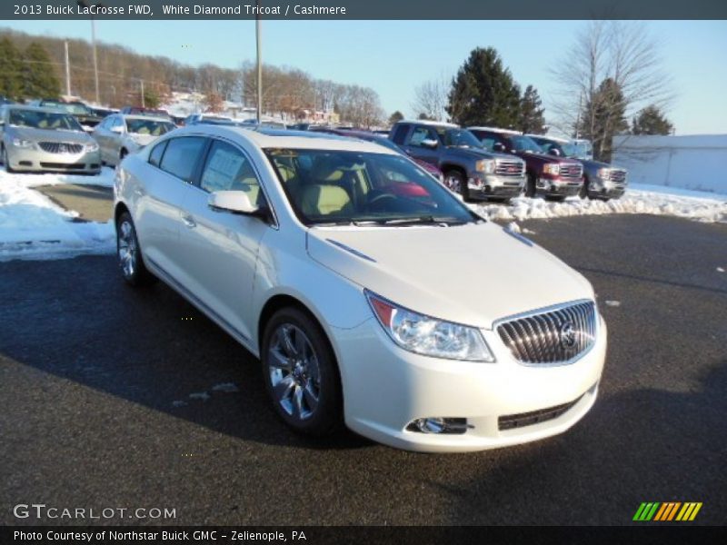 White Diamond Tricoat / Cashmere 2013 Buick LaCrosse FWD